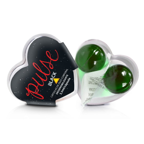 Bolinhas Explosivas Pulse Black Dessensibilizante Sexy Fantasy 3,5ml
