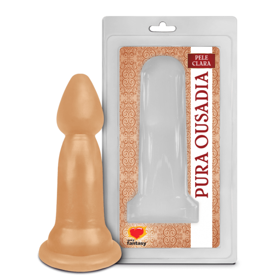 Plug Anal Maciço Edu Pura Ousadia Sexy Fantasy 14 x 3 cm