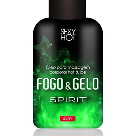 Óleo Para Massagem Beijável Fogo E Gelo - Spirit.