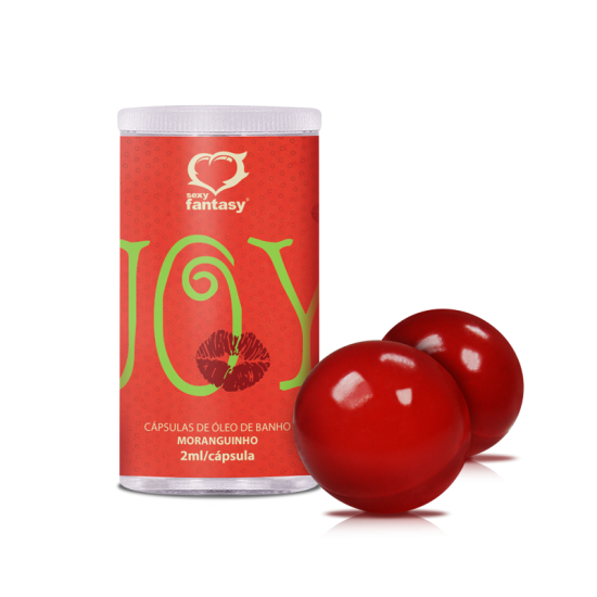 Bolinha Explosiva Beijável de Morango Joy