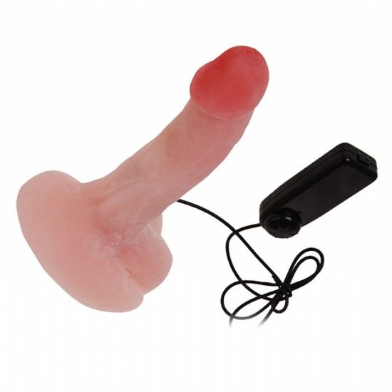 Pênis Rotativo em CyberSkin com Vibração - 20 x 4 cm