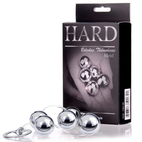 Bolinhas Tailandesa de Metal Cromado Hard