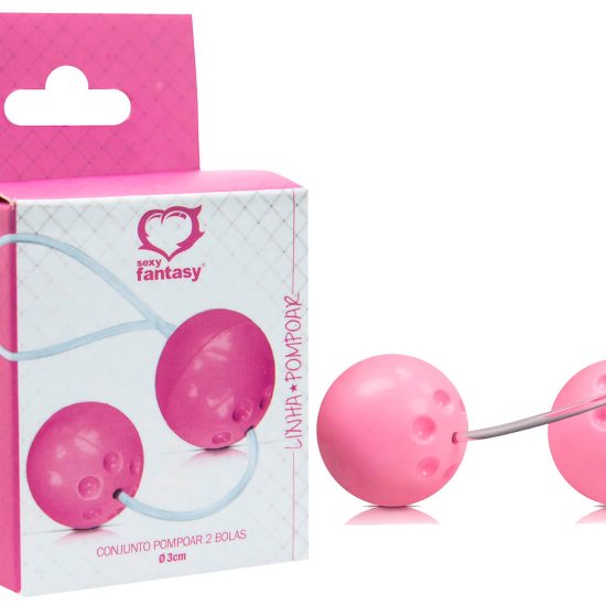 Cordão Tailandês com 2 Bolas para Pompoarismo 3,4cm Sexy Fantasy