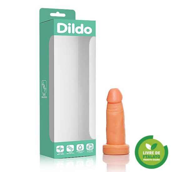 Pênis Realistico em Pvc Dildo N°4 -10 x 3 cm