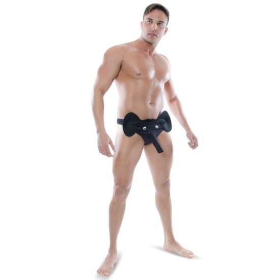 Cueca Preta com Orelhas, Olhos e Tromba de Elefante Sapeka Lingerie