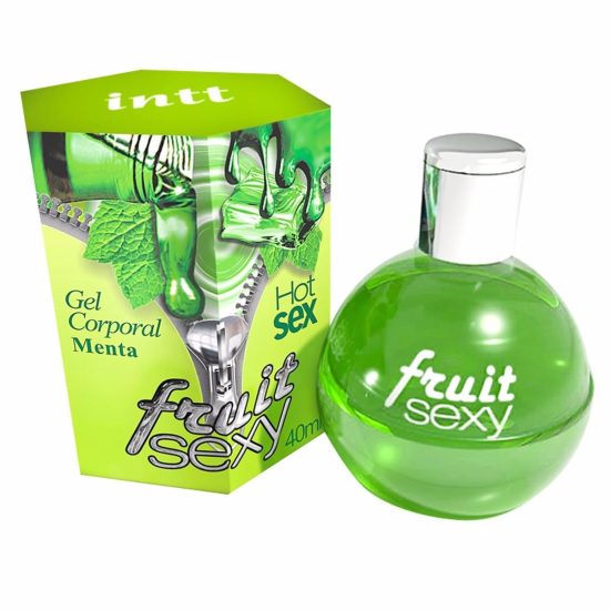 Gel Comestível que Esquenta Fruit Sexy Hot Sex Menta Intt 40ml