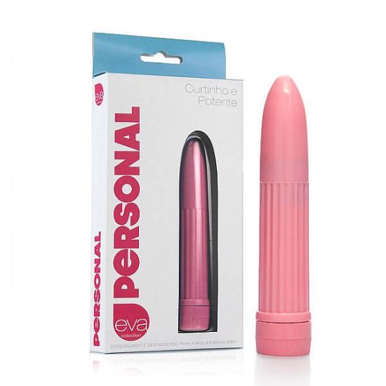 Vibrador Personal Multivelocidade Rosa Adão e Eva 13 x 2,5 cm