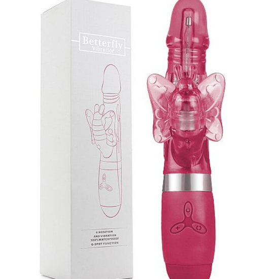 Vibrador Rotativo Betterfly Vibrator com 6 Níveis de Vibrações Dibe 23 x 3 cm
