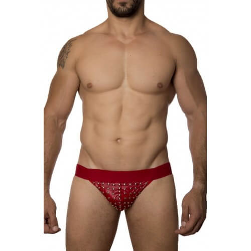 Jockstrap com Tachinhas Vermelha SD Clothing