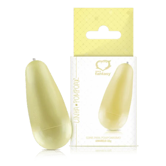 Cone para Pompoarismo Amarelo Sexy Fantasy 32g