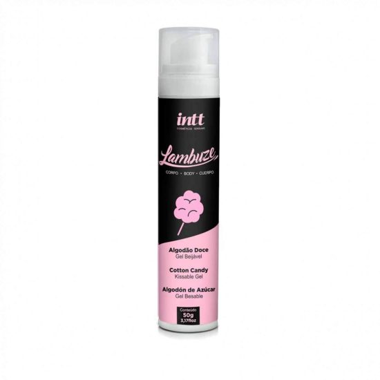 Gel Beijável Excitante Lambuze Algodão Doce Intt 50gr