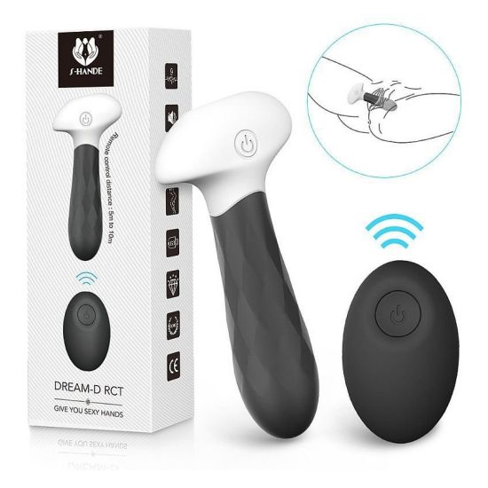 Plug Anal Recarregável Com Controle Remoto S-Hande 9 Vib