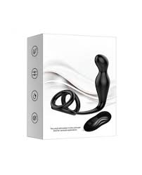 Estimulador de Próstata Com Controle e Anel Peniano