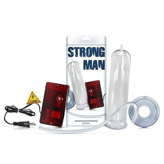 Bomba Peniana Strong Man Elétrico 24 x 5,4 cm 110v