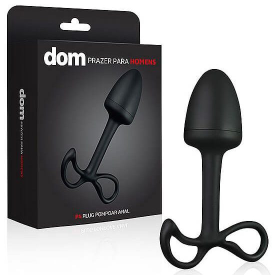 Plug Pompoar Prazer Para Homens Dom P4 12 X 4,3cm