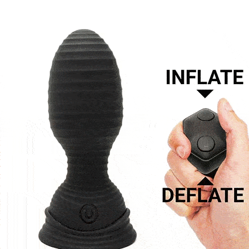 Plug Anal Inflável Recarregável com Controle Remoto Vibrating Inflatable  Plug Ycolor 11,6 x 4,1 cm » Sex Shop Flower Love
