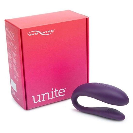 Vibrador para Casais Recarregável em Soft Touch com 10 Vibrações e Controle Remoto We-Vibe Unite 7,5 x 4,5 cm