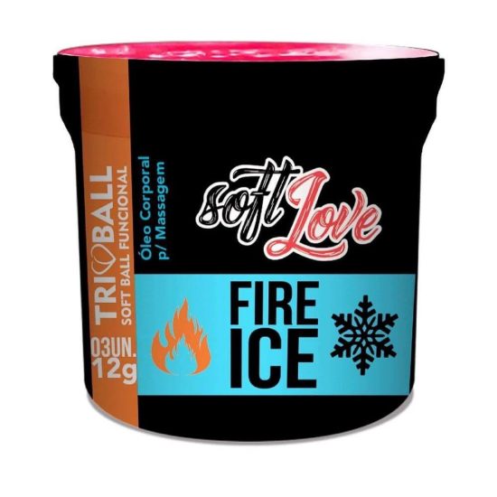 Bolinha Explosiva Fire Ice Efeito Quente e Frio com 3 Unidades Tri Ball Soft Love