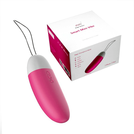 Bullet Recarregável em Soft Touch Controlado por Aplicativo Smart Mini Vibe Plus Magic Motion 9,7 x 3,8 cm
