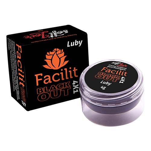 Pomada para Sexo Anal 4 em 1 Lubrifica, Anestesia, Dilata e Cicatriza Facilit Blackout 4x1 Luby Soft Love 4g