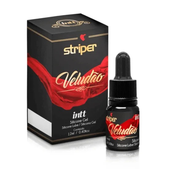 Gel Lubrificante Siliconado Perfumado Striper Veludão Intt 12ml
