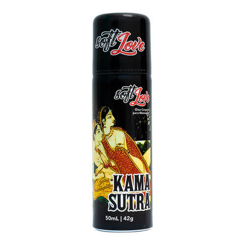 Óleo para Massagem em Aerossol Sensual Kama Sutra Soft Love 50 Ml