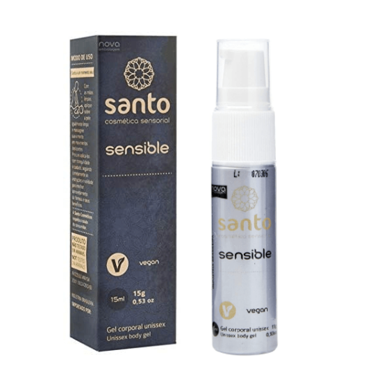 Gel para Sexo Anal Dessensibilizante Vegano Sensible Santo 15g