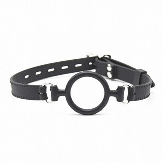 Mordaça O-Ring em Silicone Soft Touch e Aço com Anel de 5cm