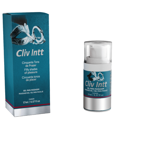 Gel para Sexo Anal 4 em 1 com Aroma de Vinho Tinto Cliv Intt Cinquenta Tons 17 ml