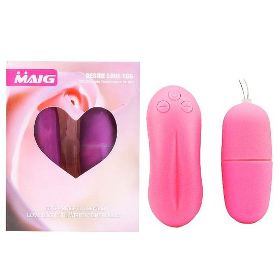 Bullet em Soft touch com Controle sem Fio 60 Modos de Vibração Egg 7,6 X 3,1 CM Cor: Rosa