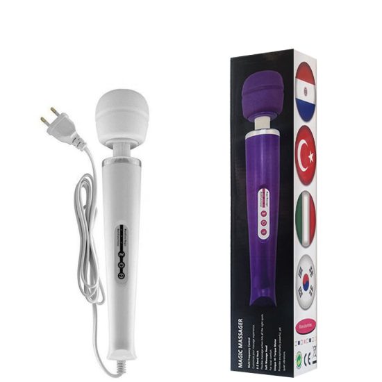 Massageador  Elétrico Magic Massager com 10 Modos de Vibrações 36 X 7 X 7cm