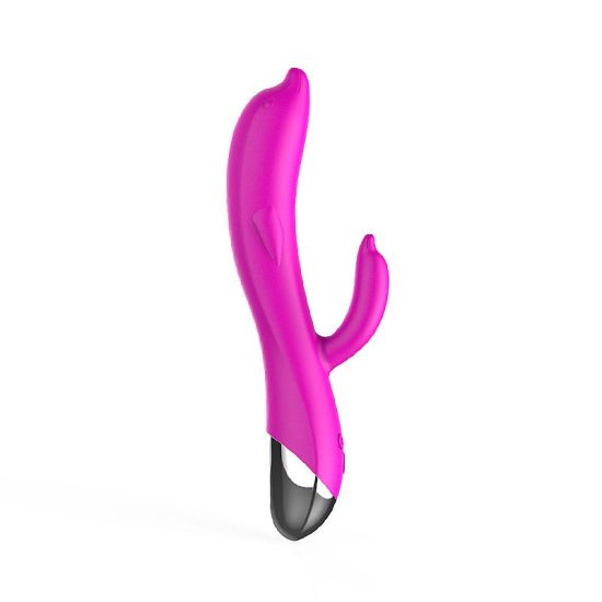 Vibrador de Ponto G e Clitóris Formato de Golfinho - SI