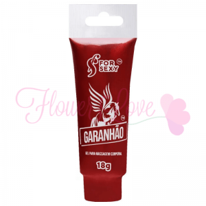 Gel Excitante Masculino com Efeito Quente, Frio, Vibrante e Dilatador Garanhão For Sexy 18g