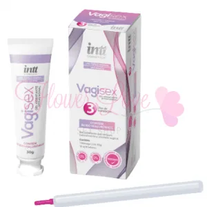 Gel Hidratante Intravaginal a Base de Água com Ácido Hialurônico e Aplicador Vagisex Intt 30 Ml