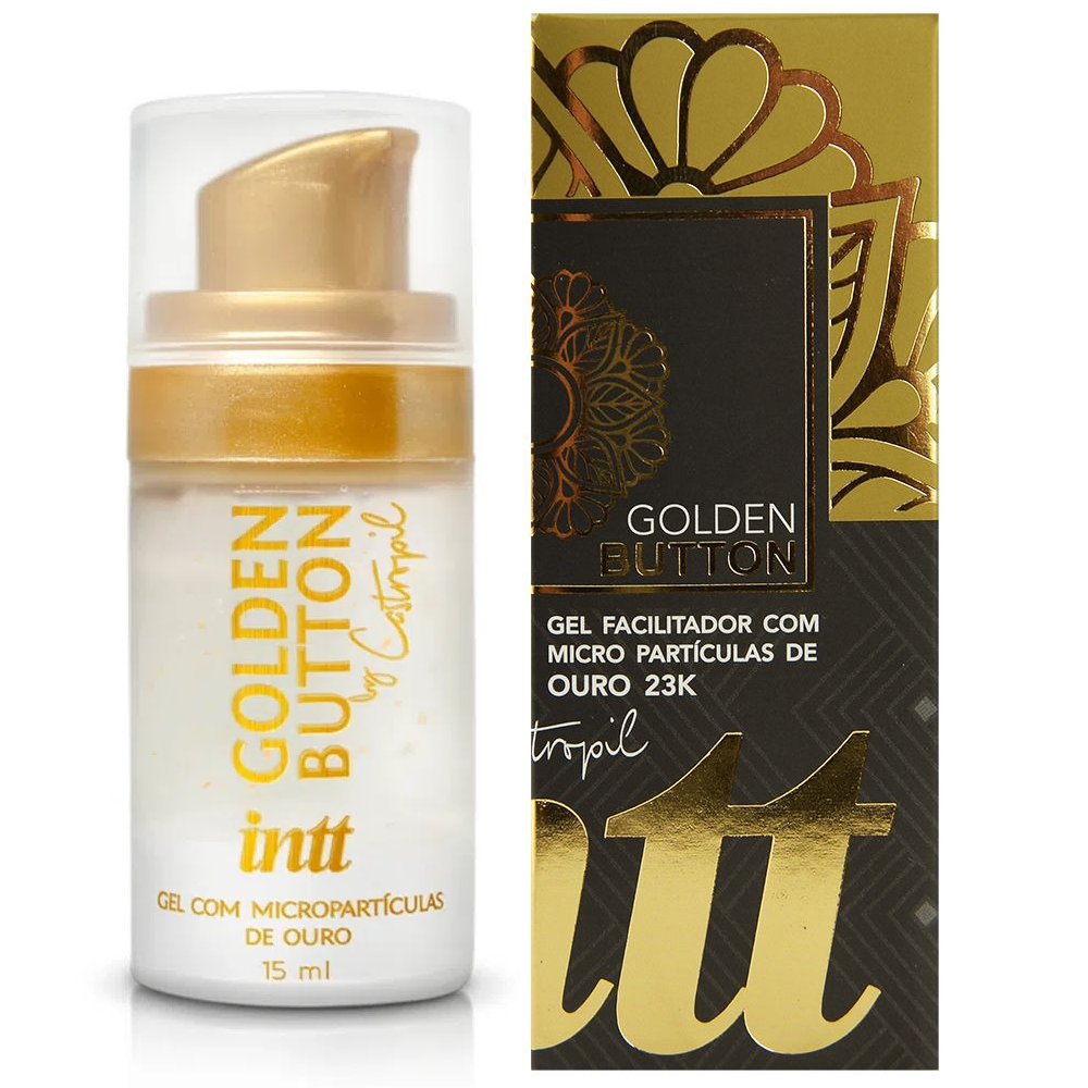 Gel Para Sexo Anal Facilitador Com Micro Partículas De Ouro 23k Golden Button By Castropil Intt 1750