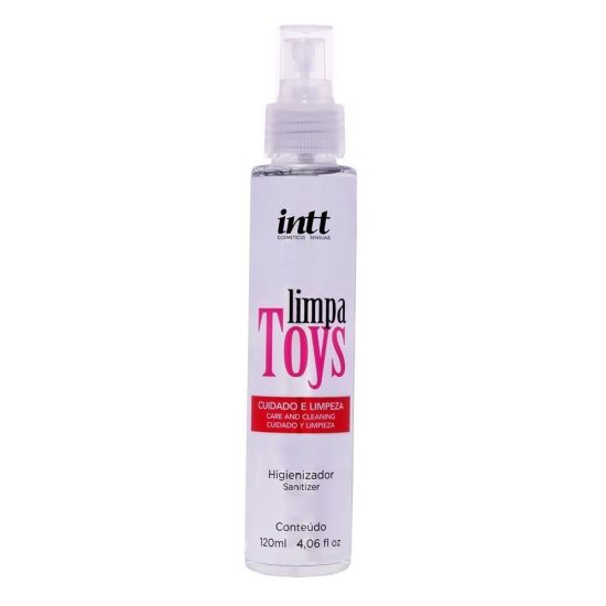 Spray Higienizador de Brinquedos Eróticos Limpa Toys Intt 120 ml