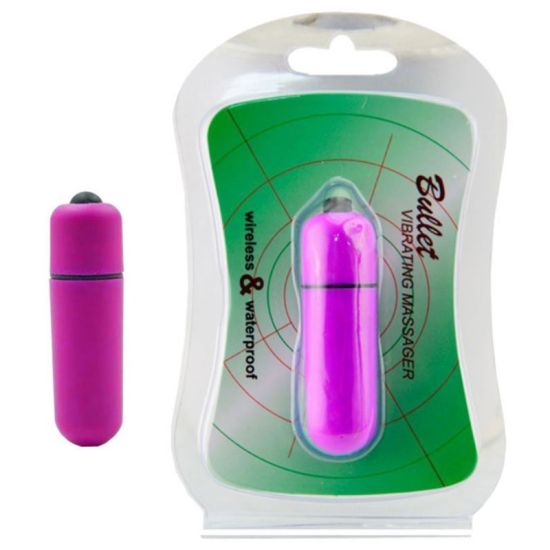 Mini Bullet Roxo 10 Modos de Vibração 5,5 cm Massager