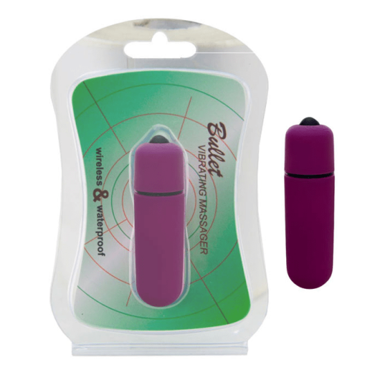 Mini Bullet com Vibração Única na Cor Roxo Bullet Vibrating Massager 5,5 x 1,5 cm
