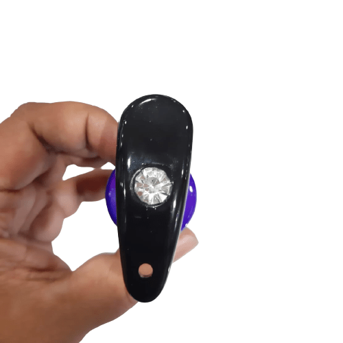 Plug Anal em ABS no Formato Espiral com Compartimento Secreto na Cor Rainbow Pride e Pedra Cristal na Base de Cor Preta Secret Bag Hard 15 x 3,5 cm Sex Shop Flower Love Plug Anal em ABS no Formato Espiral com Compartimento Secreto na Cor Rainbow Pride e Pedra Cristal na Base de Cor Preta Secret Bag Hard 15 x 3,5 cm Sex Shop Flower Love