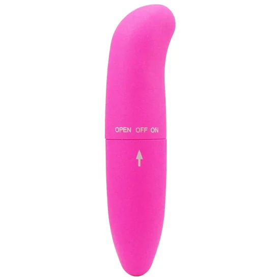 Vibrador Ponto G Pequeno Aveludado Rosa Pink G-Spot Mini 13,2 x 3,2 cm