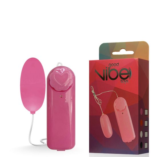 Bullet com Controle por Fio Multivelocidade na Cor Rosa Single Vibrating 5 x 2 cm