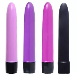 Vibrador Liso Multivelocidade Personal Super na Cor Rosa Pink e na cor Preto 18x2,8cm