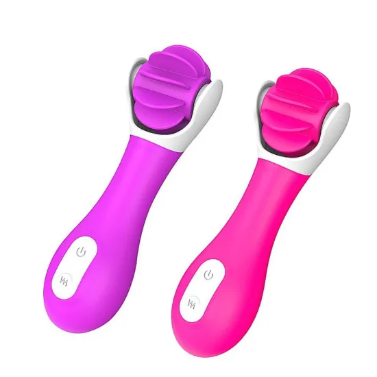Vibrador Recarregável Língua Giratória Roxo Hunter S-Hande 9 Modos
