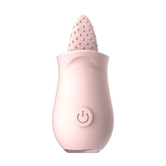 Vibrador de clitóris com Língua Estimuladora 10 Modos de Vibrção 9,5 x 4,8cm