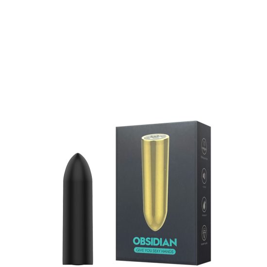 Cápsula Vibratória Recarregável Obsidian com10 Modos de Vibração