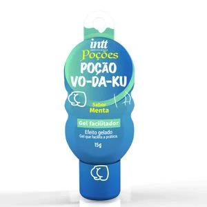 Gel Dessensibilizante para Sexo Anal Sabor Menta Com Efeito Gelado Vo-Da-Ku Intt Poções 15g