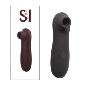 Estimulador de Clitóris em Silicone com 10 Modos de Pulsações que Simulam Sexo Oral Preto Sexy Import 12,3 x 3,8 cm