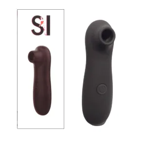 Estimulador de Clitóris em Silicone com 10 Modos de Pulsações que Simulam Sexo Oral Preto Sexy Import 12,3 x 3,8 cm