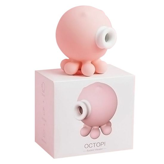 Estimulador de Clitóris Recarregável em Formato de Polvo com 9 Pulsações Octopi S-Hande 8 x 7,4 cm