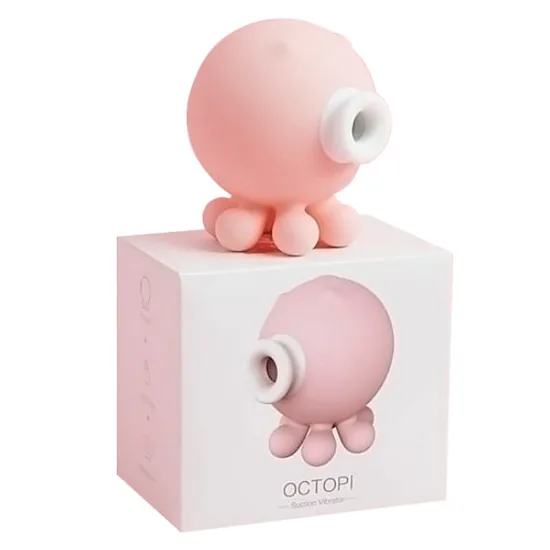 Estimulador de Clitóris Recarregável em Formato de Polvo com 9 Pulsações Octopi S-Hande 8 x 7,4 cm